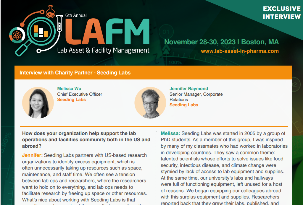 LAFM Summit Seeding Labs Interview